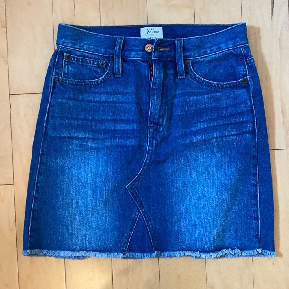 J. Crew Denim Miniskirt